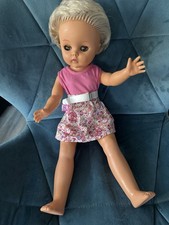 Vintage Doll 18 Inches 1970s Rubbery Vinyl Looks Like Chiltern
