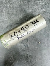 stainless steel 316 bar 30 mm dia. x 80 mm long in v-good condition