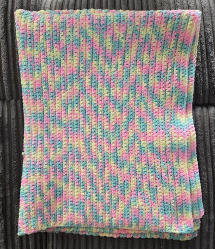 Handmade crochet baby blanket - crochet,