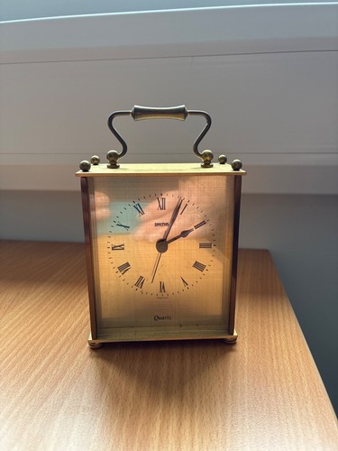 Smiths carriage clock brass - carriage, clock,