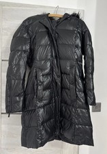 Karen Millen  down Puffer black shiny Coat - UK8