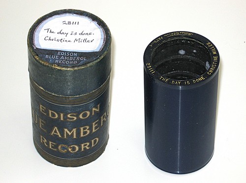 Edison blue amberol phonograph - amberol,