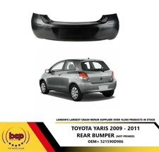 TOYOTA YARIS 2009 - 2011 REAR BUMPER NOT PRIMED HATCHBACK MODELS 521590D986