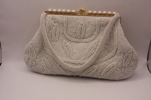 Vintage beaded and - beaded, pearl