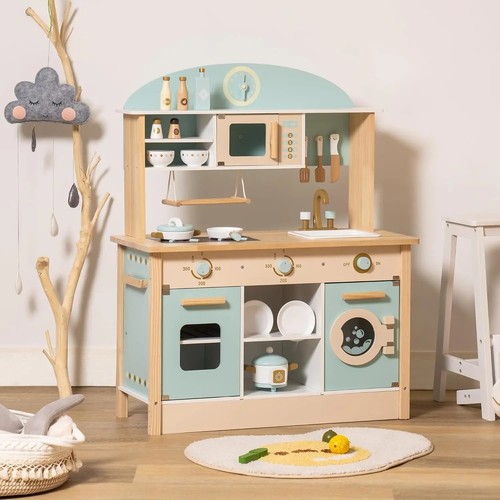 Robotime robud wooden kitchen - wooden,