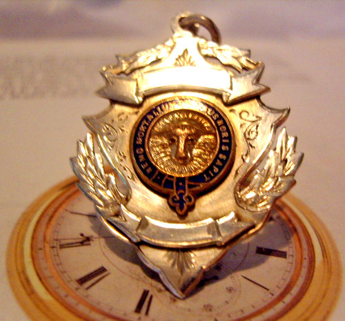 Masonic pocket watch chain - chain, fob