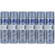 6X U-Pol Etch Primer Spray Grey Power Can  Direct to metal Anti-Corrosive 500ml
