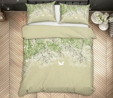 3D White Pigeon ZHUB403 Bed