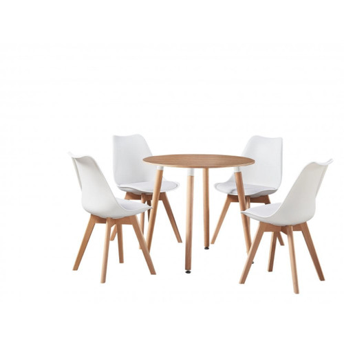 80cm round dining - table, 4