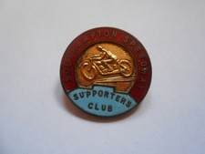 SOUTHAMPTON  SPEEDWAY SUPPORTERS CLUB  ENAMEL BADGE  bike detail