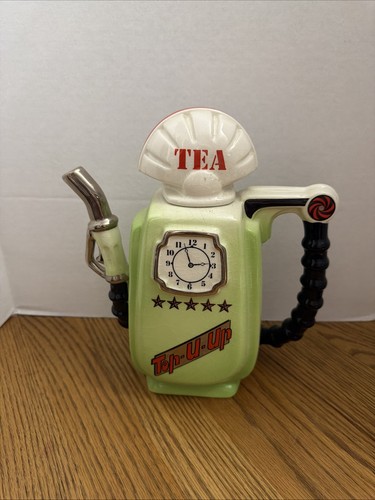 Green petrol pump teapot by - petrol,