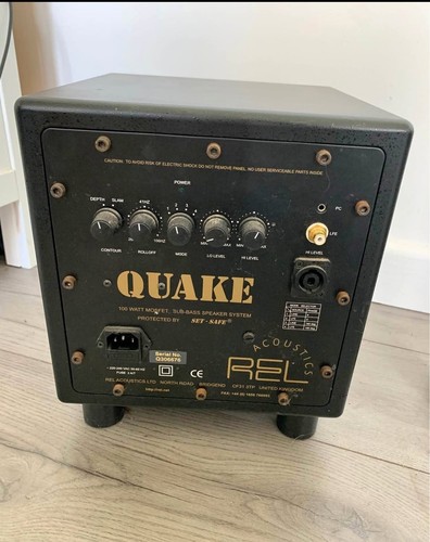Rel quake active subwoofer - rel,