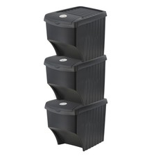 22L Large Set of 3 Waste