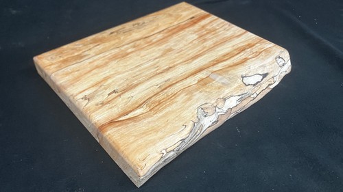 Spalted beech wooden chopping - spalted,