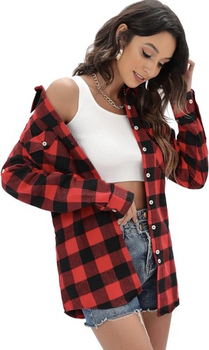 Ver red black - j.ver, flannel