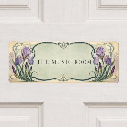 Personalised iris music room - personalised,
