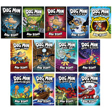 Dog Man Books 1-13 Collection Set Dav Pilkey- NEW (Free P+P) Genuine UK Editions