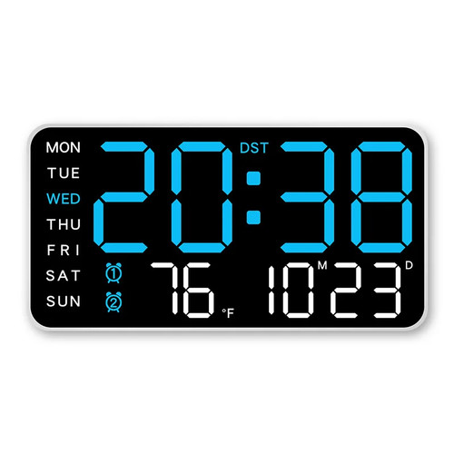 Led wall mounted clock - wall,