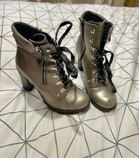Guess Silver Metalic Boots