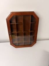 Vintage Octagonal Wood Curio