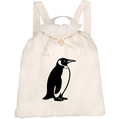 Standing penguin canvas - 'standing,