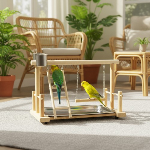 Parrot playstand bird plays - playstand,