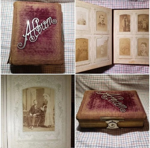 Extremely old photo album - old, from