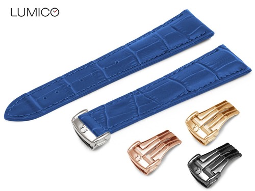 For omega genuine - leather, blue