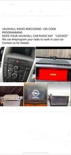 Vauxhall Radio  Reprogramming Vin coding service