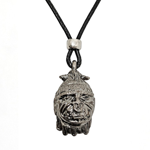 Shrunken head necklace tiki - necklace,
