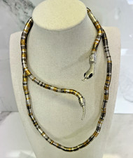Vtg snake coil - coil, necklace