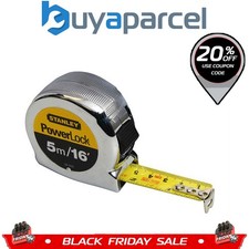 Stanley STA033553 5m Powerlock Tape Measure 16ft - 3 Riveted 0-33-553