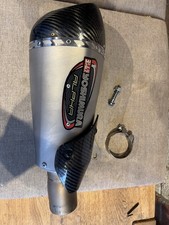 Yoshimura 19680BP520 Slip-On Alpha Tri-oval Titanium Exhaust 