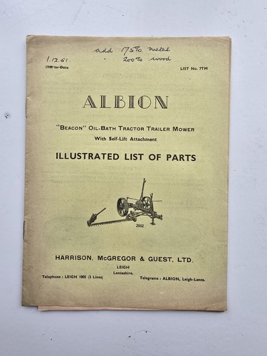 Albion beacon oil bath tractor - oil,