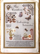 SUE BOX CREATIONS - EMBROIDERY FAVOURITES - MACHINE EMBROIDERY DESIGN CD