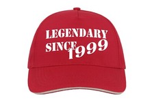 Legendary Since 1999 Birthday Baseball Hat Cap Gift Present 30th 40th Any Year