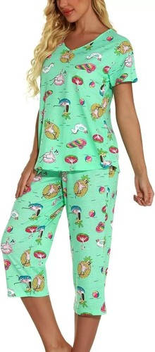 2pcs short sleeve pyjamas set - sleeve,