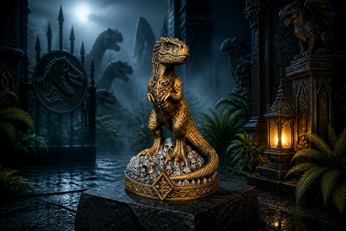 Gothic rex dinosaur with - gothic, t-rex
