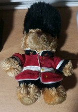 Beefeater Teddy Bear 10" Keel Toys Plush Soft Beanie Union Jack On Foot CE Mark
