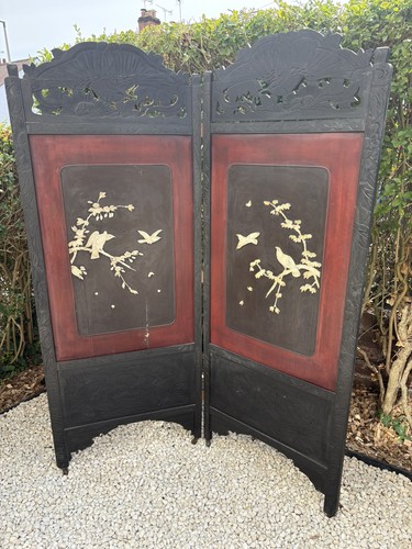 Antique screen divider - antique,