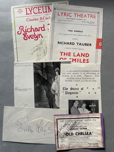 Richard tauber and evelyn - richard,