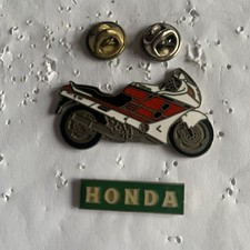 Job lot of 2 Honda CBR 1600 RR Fireblade motorcycle & emblem metal lapel pins