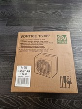 Vortice 12612 Vario 150/6" AR Surface Auto Reversible Window/Wall Extractor Fan 
