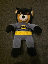 Batman Build A Bear Workshop Soft Plush Toy Cuddly BAB 17" DC Comics 2017
