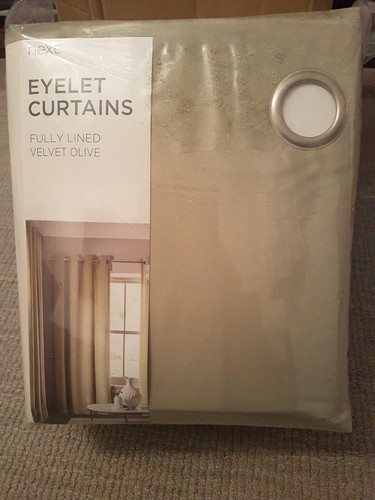 Next matte velvet olive - velvet, eyelet