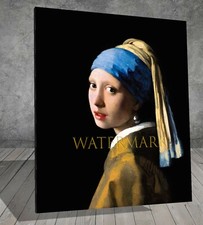 Johannes Vermeer Girl with a Pearl Earring CANVAS PAINTING ART PRINT 431