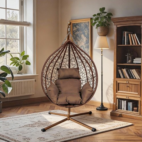 Outdoor rattan hanging - rattan, swing