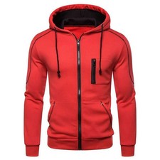 Men's Color Block Zip Hoodie