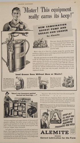 1946 print alemite - print, ad