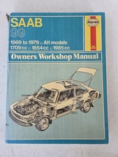 Saab 99 Haynes Manual 1969 to